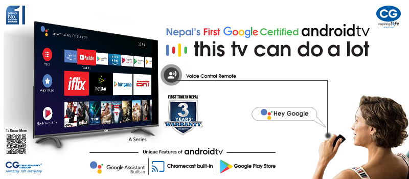 CG Brings Nepal's first Android TV - Price, Specs and More