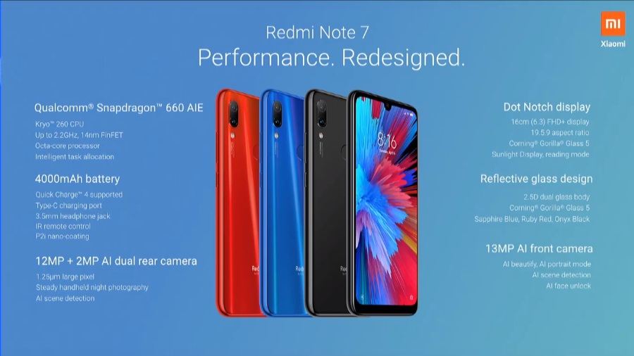 Redmi Note 7 Specs